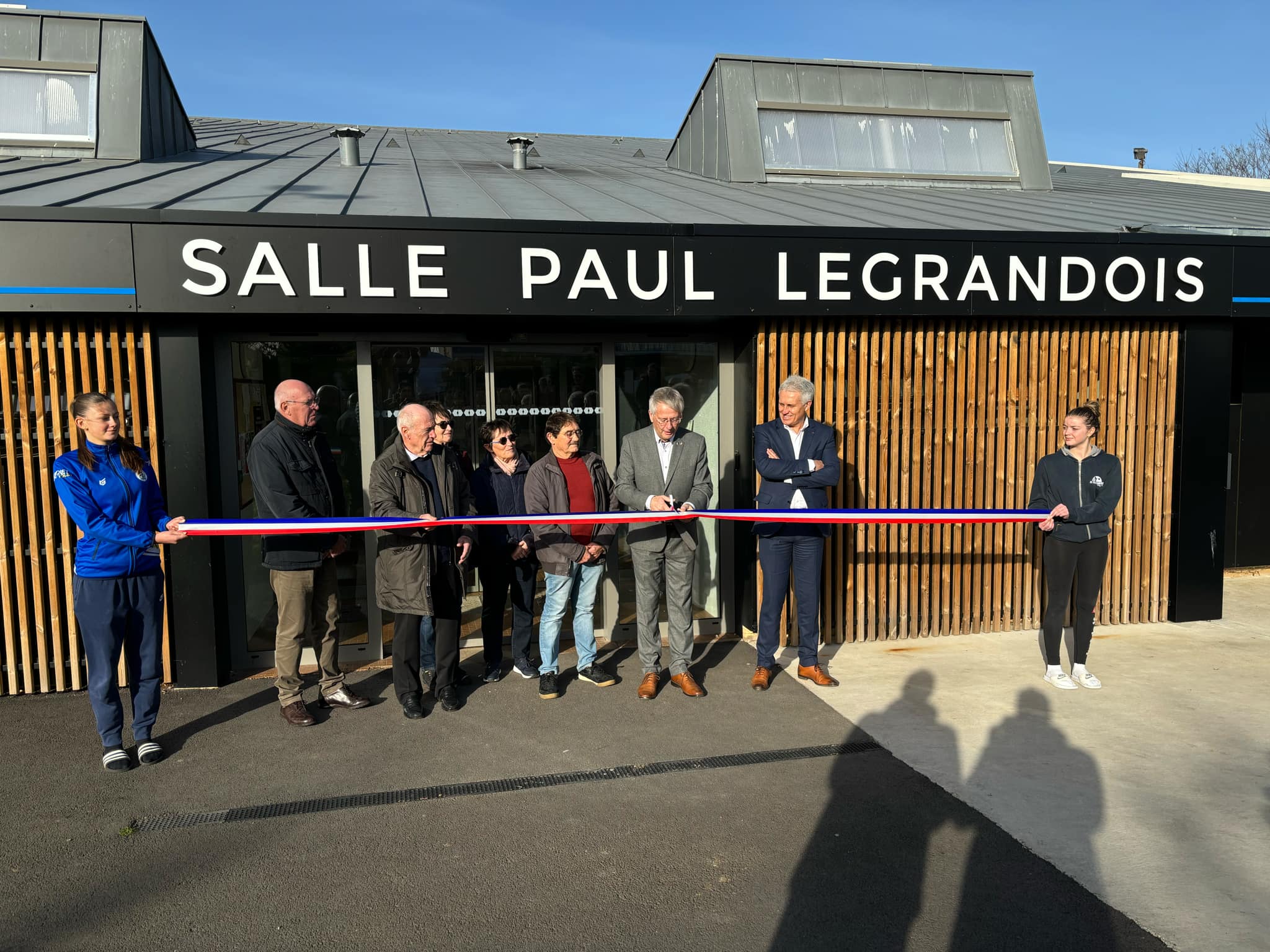 Le gymnase Paul Legrandois inauguré !